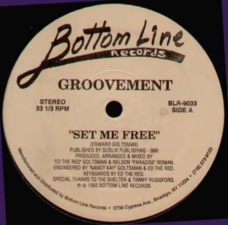 Groovement - Set Me Free | Bottom Line Records (BLR-9033) - main