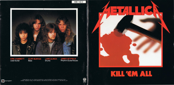 Metallica - Kill 'Em All | Vertigo (838 142-2) - 3