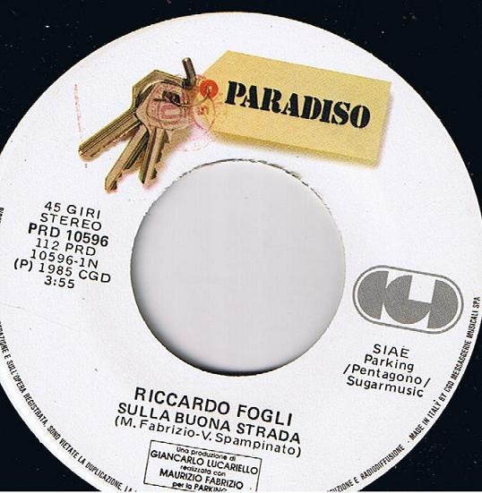 Riccardo Fogli - Sulla Buona Strada | Paradiso (PRD 10596) - 3