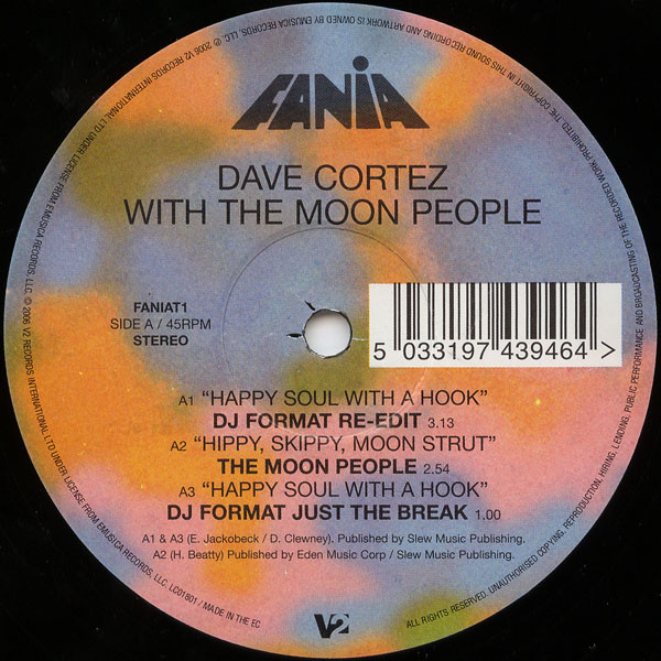 Dave "Baby" Cortez With Moon People - Happy Soul With A Hook | Fania Records (FANIAT1)