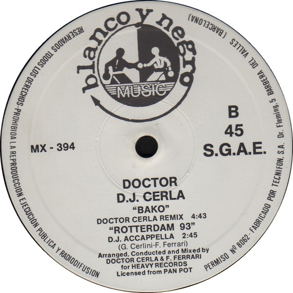 DJ Cerla - Rotterdam '93 | Blanco Y Negro (MX 394) - 4