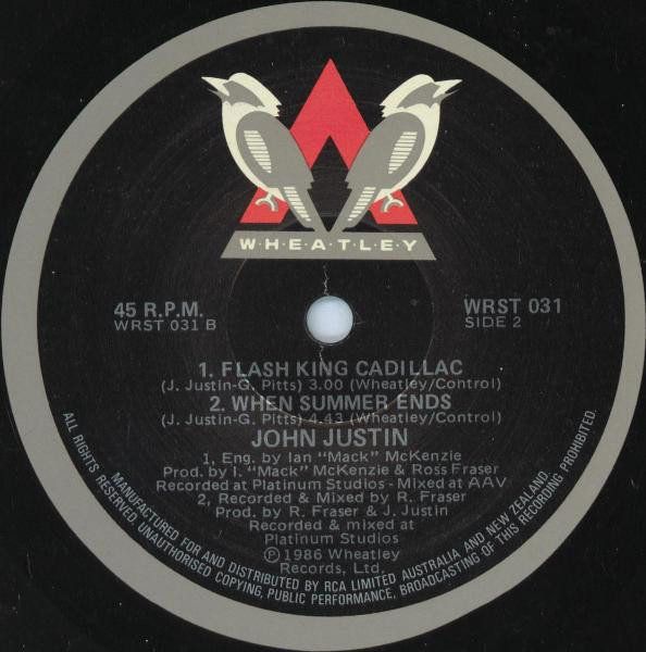 John Justin - Flash King Cadillac | Wheatley Records (WRST 031) - 3