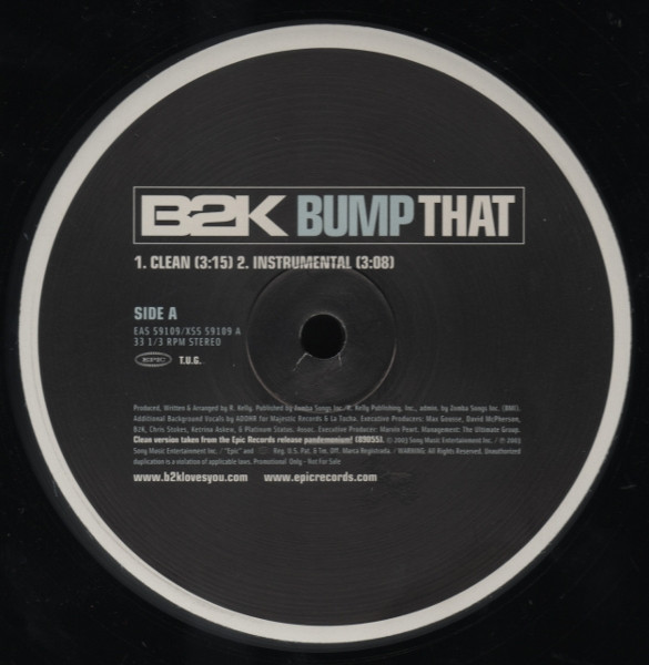 B2K - Bump That | Epic (EAS 59109) B2K - Bump That | Epic (EAS 59109)