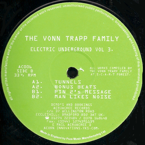 The Vonn Trapp Family - Electric Underground Vol. 3 | Acruacree (AC006)