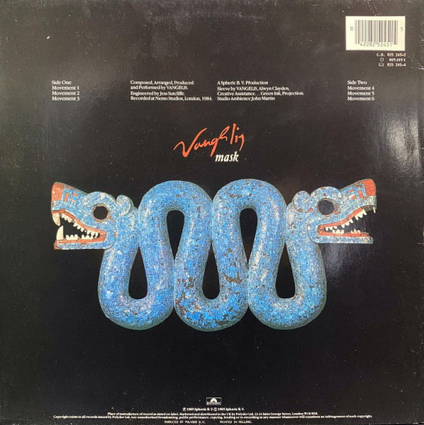 Vangelis - Mask | Polydor (825 245-1) - 2