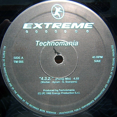 Technomania - 4.3.2. | Extreme Records (TM 005)