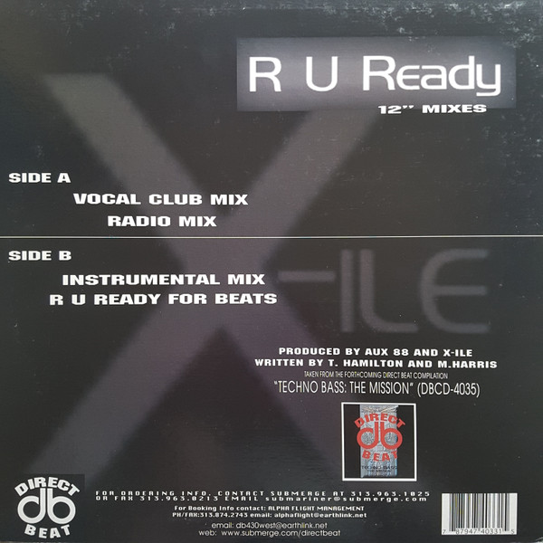 X-Ile - R U Ready | Direct Beat (DB4W-033) - 2