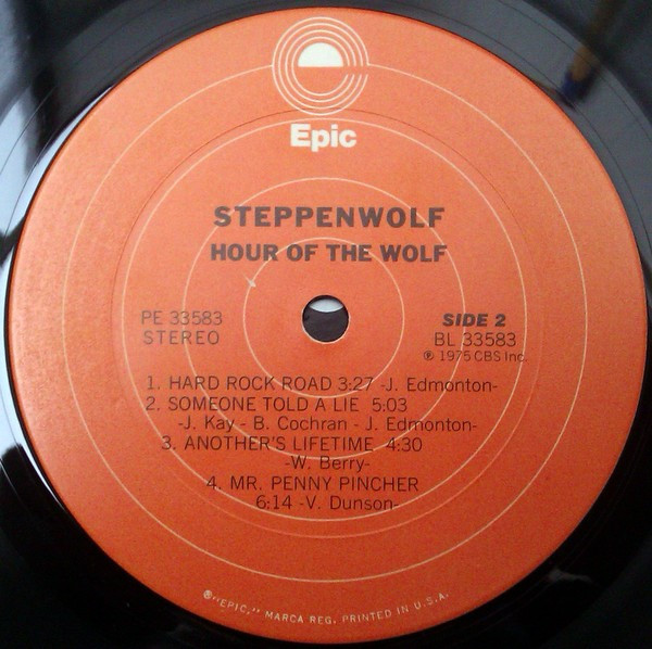 Steppenwolf - Hour Of The Wolf | Epic (PE 33583) - 4 Steppenwolf - Hour Of The Wolf | Epic (PE 33583) - 4