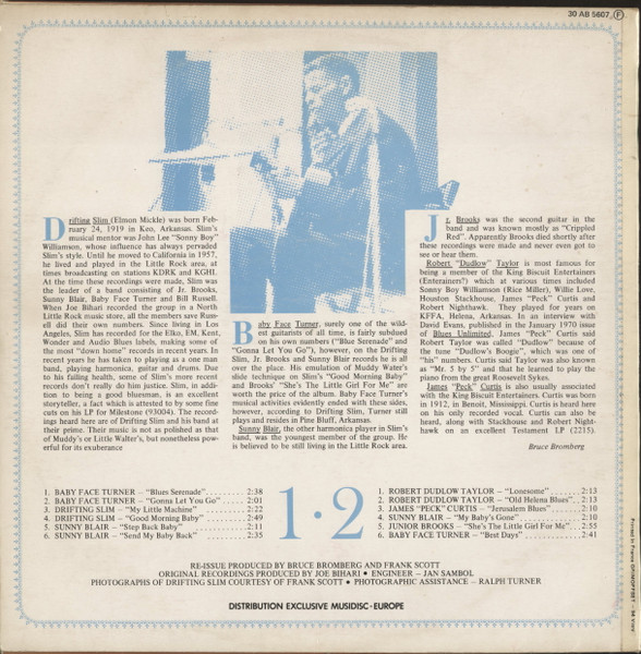 Various - Arkansas Blues | Musidisc (30 AB 5607) - 2 Various - Arkansas Blues | Musidisc (30 AB 5607) - 2