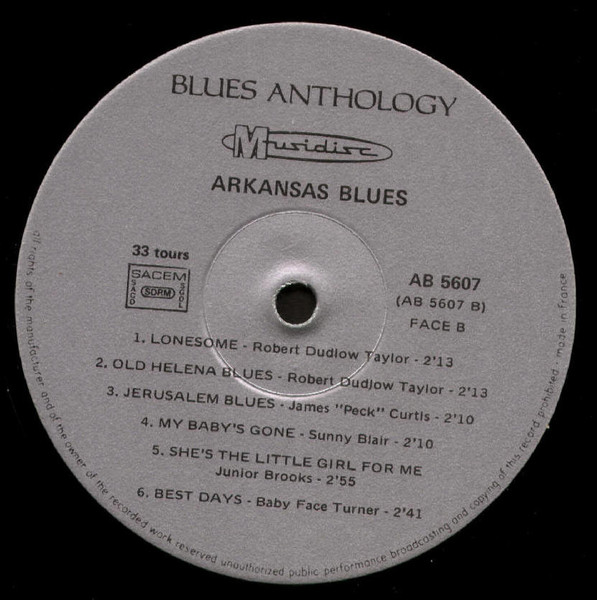 Various - Arkansas Blues | Musidisc (30 AB 5607) - 4 Various - Arkansas Blues | Musidisc (30 AB 5607) - 4