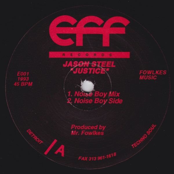 Jason Steel - Justice | Eff Records (E-001) - main