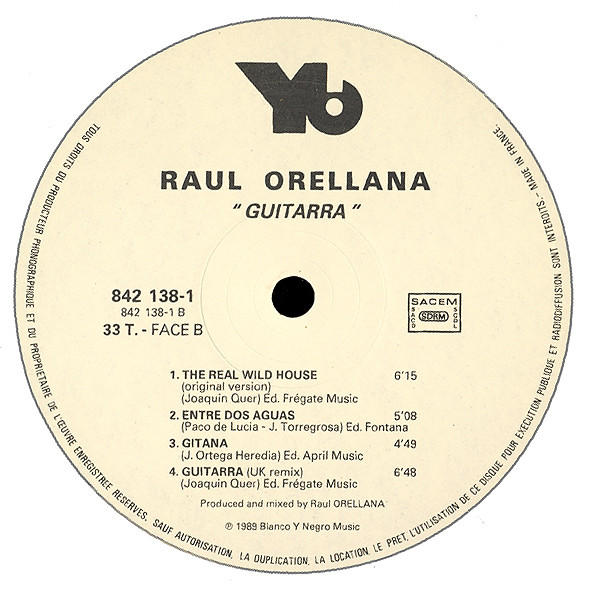 Raúl Orellana - Guitarra | Yo! (842 138-1) - 4