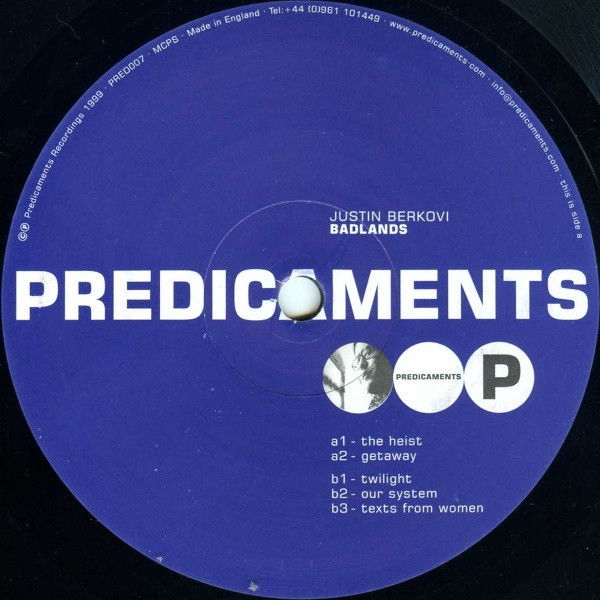Justin Berkovi - Badlands | Predicaments (PRED007) - main