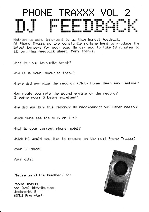 Phone Traxxx - Volume 2 | Phone Traxxx (Ringring002)