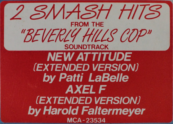 Patti LaBelle / Harold Faltermeyer - New Attitude / Axel F | MCA Records (MCA-23534) - 3