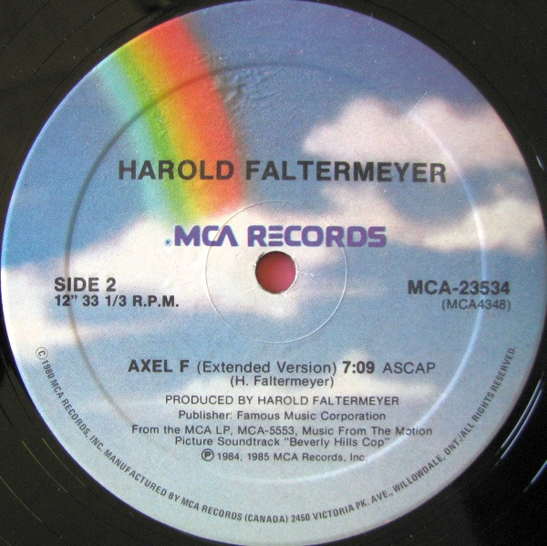 Patti LaBelle / Harold Faltermeyer - New Attitude / Axel F | MCA Records (MCA-23534) - 2
