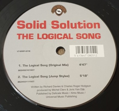 Solid Solution - The Logical Song | Looney Tune Records (LT-2001-018) - 2