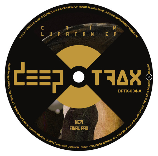 Caim - Lupatan | Deeptrax Records (DPTX-034) Caim - Lupatan | Deeptrax Records (DPTX-034)