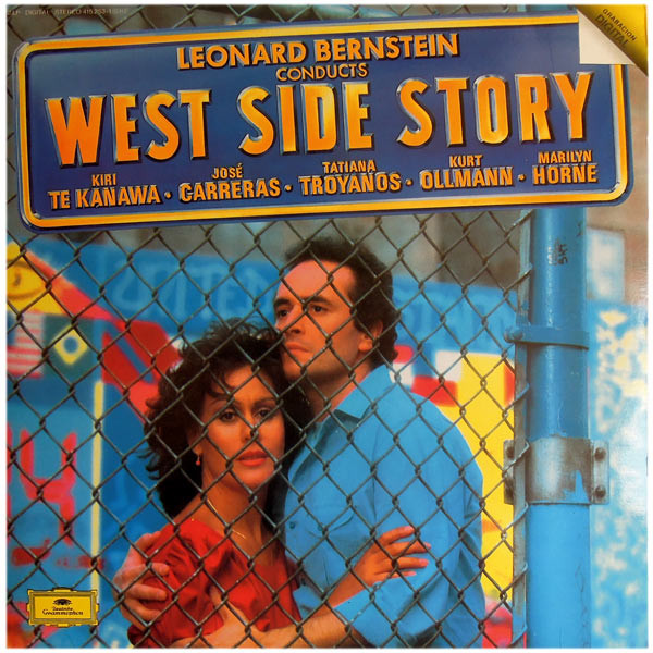 Leonard Bernstein - Kiri Te Kanawa · José Carreras · Tatiana Troyanos · Kurt Ollmann · Marilyn Horne - West Side Story | Deutsche Grammophon (415 253-1) - main Leonard Bernstein - Kiri Te Kanawa · José Carreras · Tatiana Troyanos · Kurt Ollmann · Marilyn Horne - West Side Story | Deutsche Grammophon (415 253-1) - main