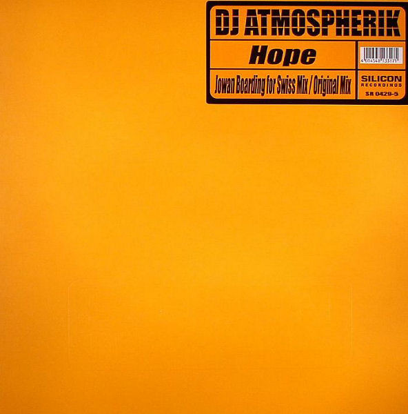 DJ Atmospherik - Hope | Silicon Recordings (SR 0429-5)