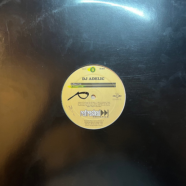 DJ Adelic - Rise / Tempo | Refreshed Records (REF 008-98) - 2