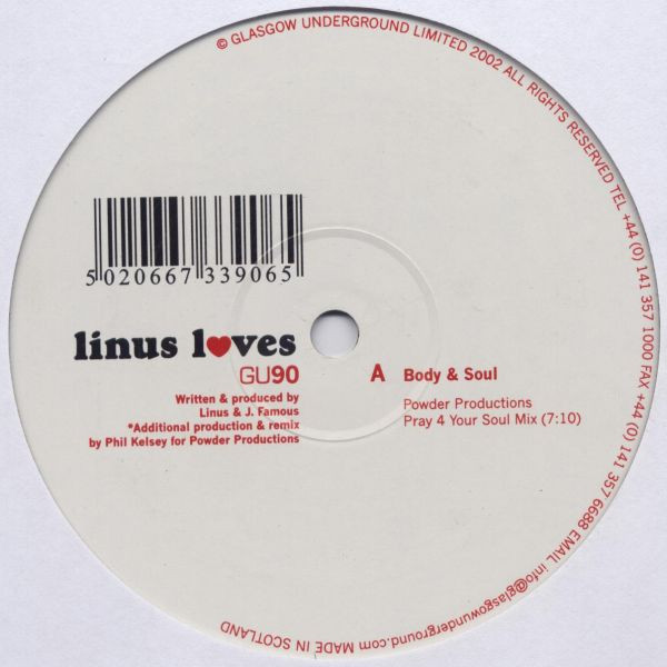 Linus Loves - Body & Soul | Glasgow Underground (GU90)