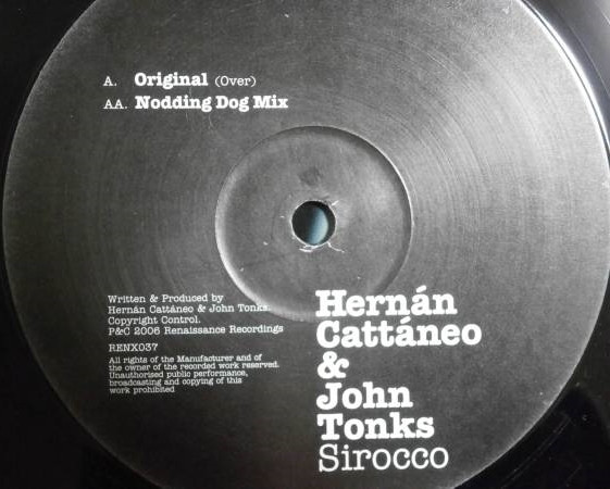 Hernán Cattáneo & John Tonks - Sirocco | Renaissance (RENX037) - 3