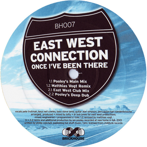 East West Connection - Once I've Been There | Brickhouse Records (BH007) - 2