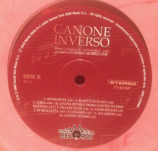 Ennio Morricone - Canone Inverso | Monte Stella Records (MSR-1320006) - 4