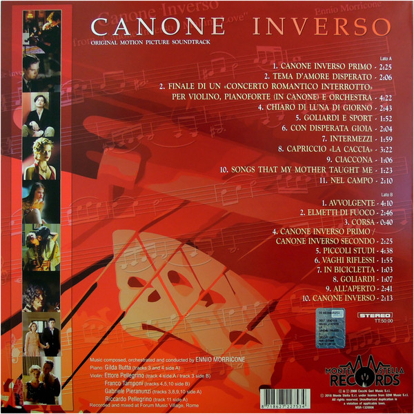Ennio Morricone - Canone Inverso | Monte Stella Records (MSR-1320006) - 2