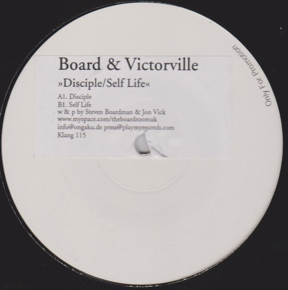 Steve Boardman & Victorville - Disciple / Self Life | Klang Elektronik (KLANG 115)