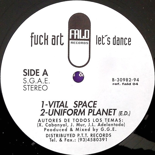 Generator Group Electrogen - Vital Space / Uniform Planet | FALD Records (fald 04) - 2