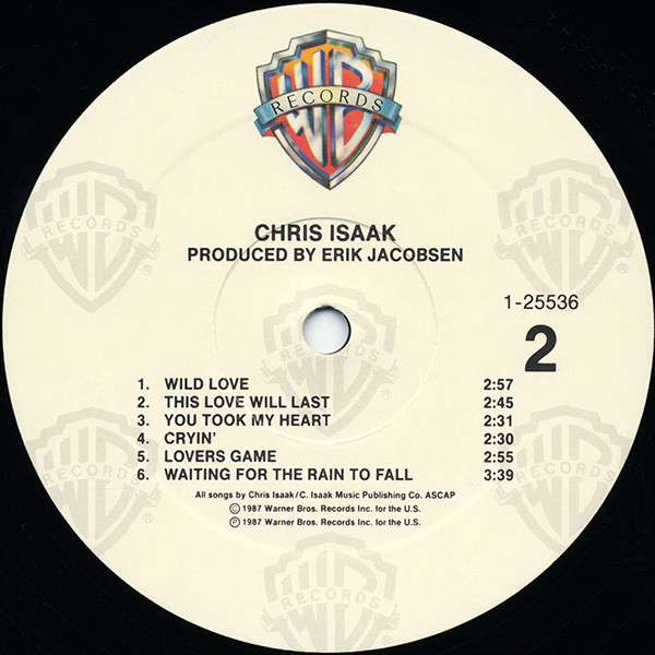 Chris Isaak - Chris Isaak | Warner Bros. Records (1-25536) - 4