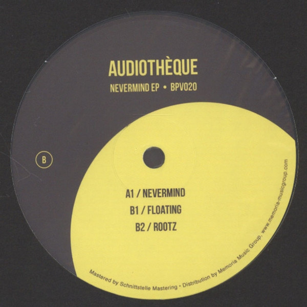 Audiotheque - Nevermind EP | BodyParts Vinyl (BPV020) - 2