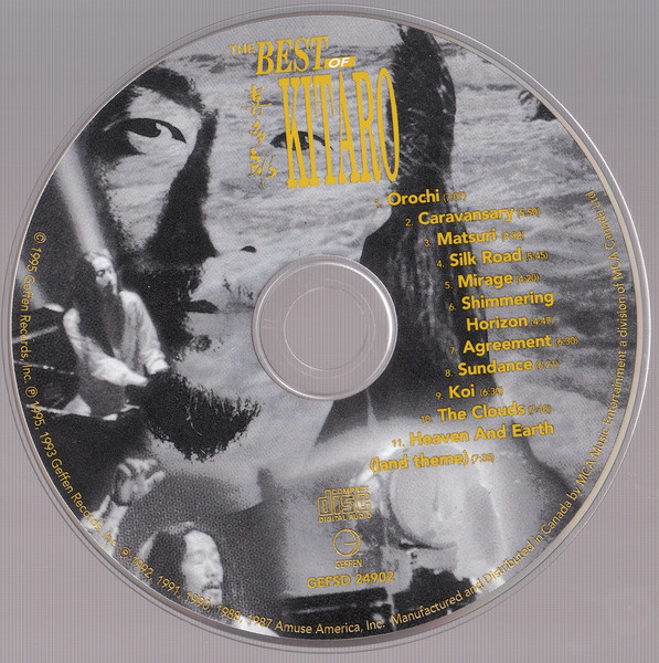 Kitaro - The Best Of Kitaro | Geffen Records (GEFSD 24902) - 4 Kitaro - The Best Of Kitaro | Geffen Records (GEFSD 24902) - 4