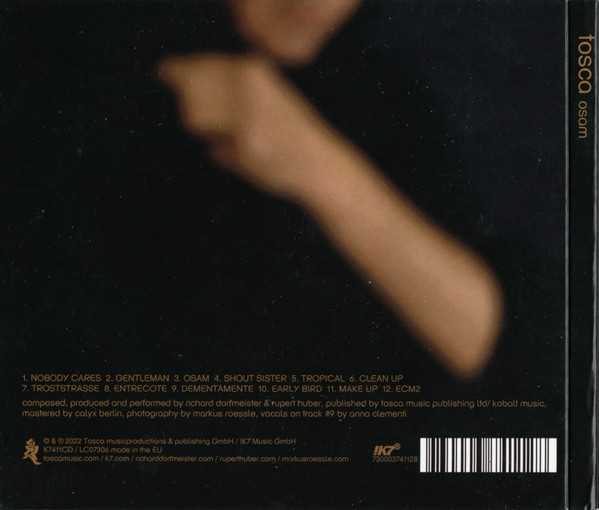 Tosca - Osam | !K7 Records (K7411CD) - 2