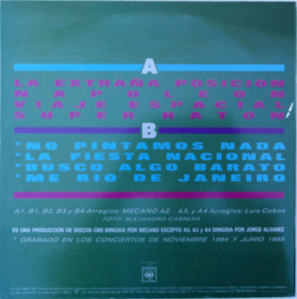 Mecano - Lo Ultimo De Mecano | CBS (CBS 450193-1) - 2