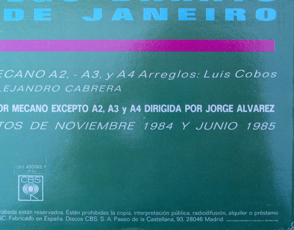 Mecano - Lo Ultimo De Mecano | CBS (CBS 450193-1) - 3