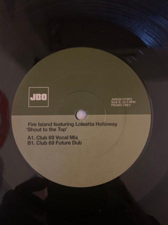 Fire Island - Shout To The Top | JBO (JNR5001576P3)