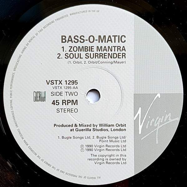 Bassomatic - Ease On By (Remix) | Virgin (VSTX 1295) - 4 Bassomatic - Ease On By (Remix) | Virgin (VSTX 1295) - 4