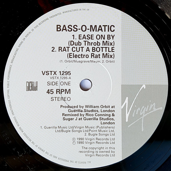 Bassomatic - Ease On By (Remix) | Virgin (VSTX 1295) - 3 Bassomatic - Ease On By (Remix) | Virgin (VSTX 1295) - 3