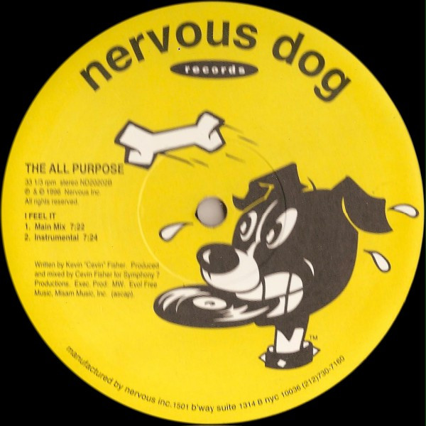 The All Purpose - You Release Me / I Feel It | Nervous Dog Records (ND20202) - 2