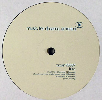 Bliss - Right Here | Music For Dreams America (zzzus120007) Bliss - Right Here | Music For Dreams America (zzzus120007)