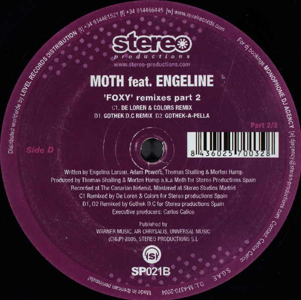 Moth Feat. Engelina - Foxy (Remixes Part 2) | Stereo Productions (SP021B)