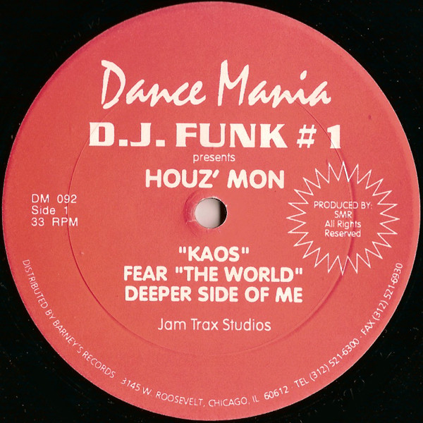 DJ Funk Presents Houz' Mon - Trax From The Dark Side | Dance Mania (DM 092)