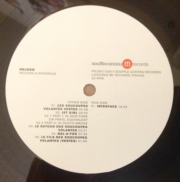 Heldon - Heldon.6. Interface | SouffleContinu Records (FFL035) - 2