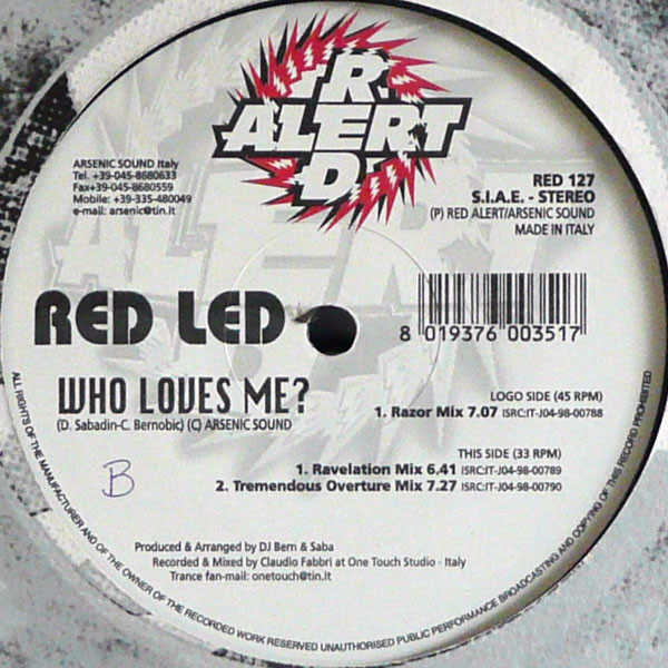 Red Led - Who Loves Me? | Red Alert (RED 127)