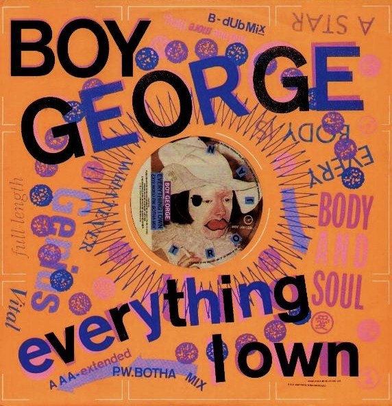 Boy George - Everything I Own | Virgin (BOY 100-12)