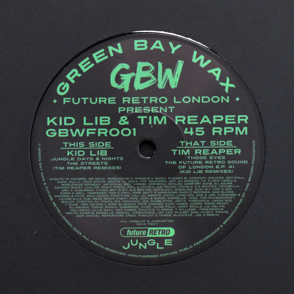 Kid Lib & Tim Reaper - GBWFR001 | Green Bay Wax (GBWFR001) Kid Lib & Tim Reaper - GBWFR001 | Green Bay Wax (GBWFR001)