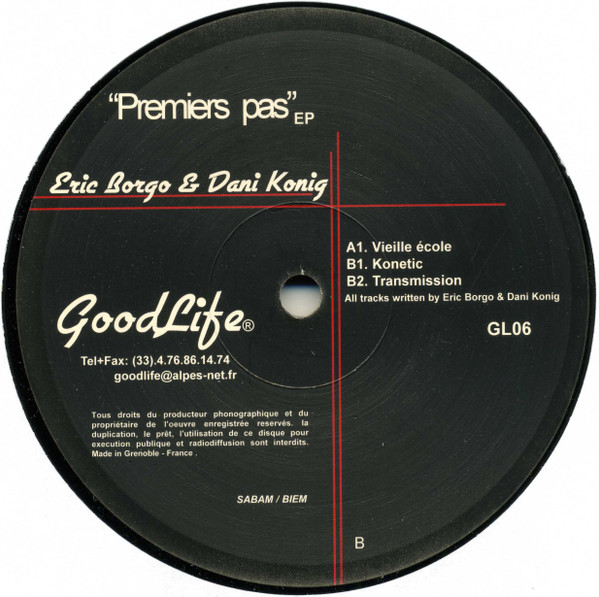Eric Borgo & Dani König - Premiers Pas EP | GoodLife (GL06)